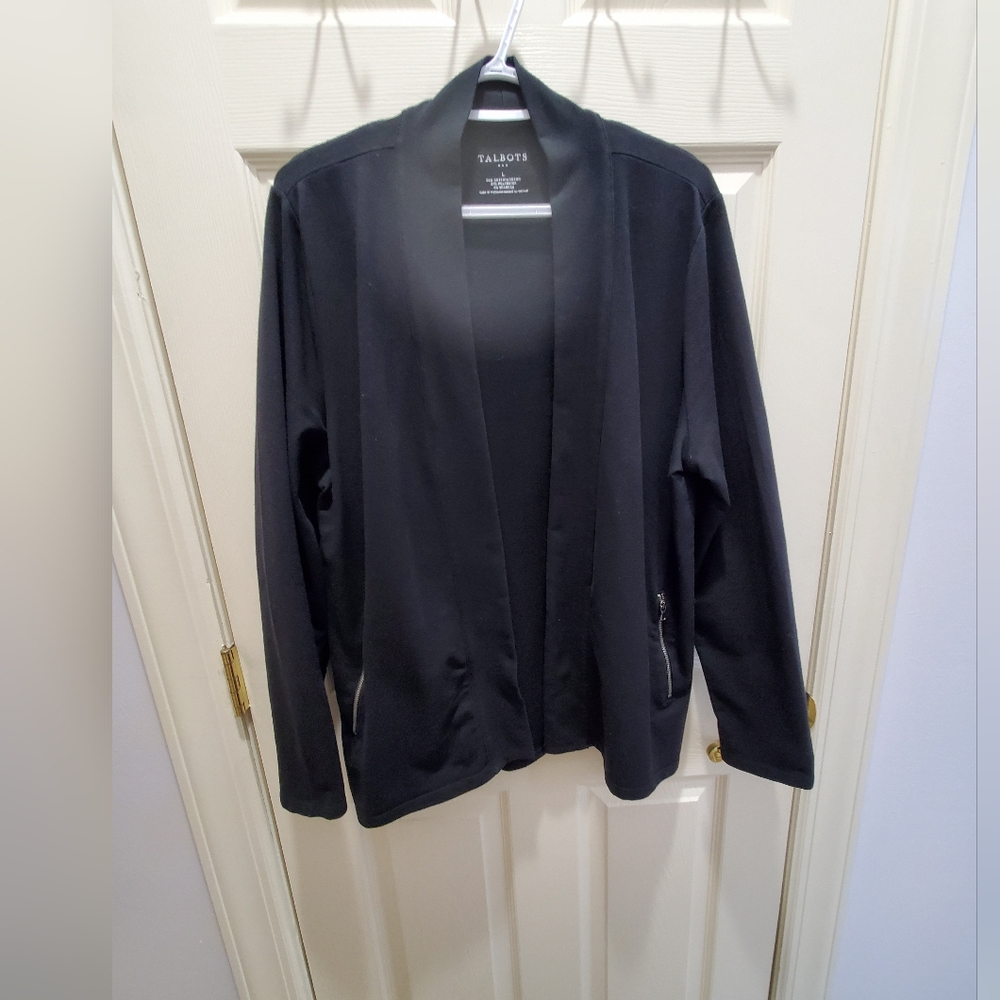 Talbots Black Women's A-line wrap Large